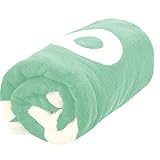 ottostyle.jp 【フワッとやさしい肌触り】 マシュマロタッチ マイクロファイバーひざ掛け (75×105cm) リングドット/ミストグリーン