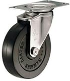 [1250850]ハンマー　オールステンレス　Ｅ型自在　ゴム車１００ｍｍ 320ER100BAR01