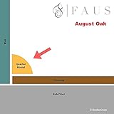 オーク四半期ラウンド成形94 – 1 / 16 " x 3 / 4 " ' Faus 8月オーク( Pack of 10 ) – 木製の床ベースモールディング、ラミネート、WPC、LVTとビニール