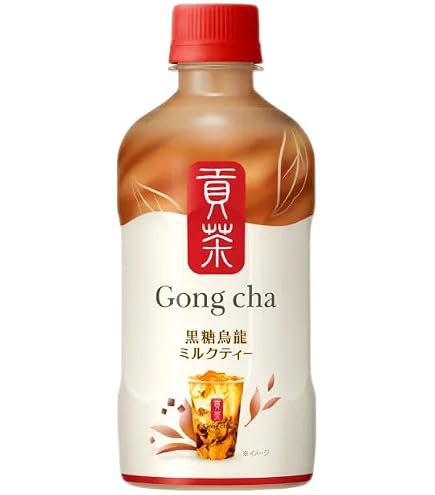 Amazon.co.jp: ゴンチャ Gong cha 貢茶 黒糖烏龍ミルクティー 400ml×6