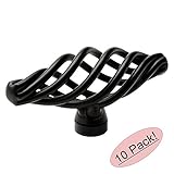 Cosmas 9991 FBフラットブラックキャビネットノブパック ブラック 9991FB - 10 Pack