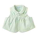 MIKIHOUSE FIRST(ミキハウスファースト)上品で清楚ベロアのふんわりベスト ５０-７０cm,アイスグリーン（67）