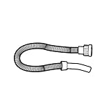 パオック PAOCK バキュームクリーナー PVC-15LP用 スパイラルホース NVC-SHDW Bcross