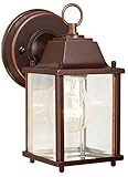 Vaxcel OW3063BBZ Millard 5-Inch Outdoor Wall Light, Burnished Bronze [並行輸入品]