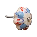 Lovoski 古典的な　セラミックノブ　取っ手　引き出し　キャビネット　プルハンドル　全7種類 - チリB