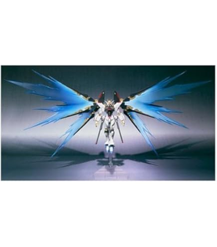 1/100全塗装完成品　ストライクフリーダムガンダム　光の翼　スタンド付き Amazon | MGEX 1/100 ZGMF-X20A ストライクフリーダムガンダム用