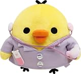 サンエックス(San-X) リラックマ カラフルドクター あつめてぬいぐるみ キイロイトリ (ドクター) 12×15.5×12cm 6才以上 マスコット ぬいぐるみ MO43001