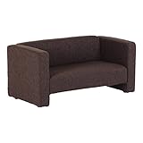 arne ソファ キッズソファ ミニソファー 二人掛け miniプチコン 2P ファブリック生地 ダークブラウン