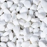 白玉石 10mm-20mm 20kg (10kg袋×2) 砂利 白い石 防犯砂利