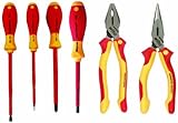 Wiha 32984 Insulated Industrial Pliers/Drivers Set, 6-Piece [並行輸入品]