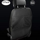 HCMAX 車用 キックガード 汚れ防止 車オートシートバックカバー 子供のためのキックマット 蹴り防止 汚れ防止 取付簡単 100% 防水 カー用品 2パック