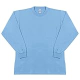 SOWA(ソーワ) 長袖Tシャツ(胸ポケット有り) サックス Mサイズ 0002