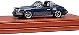 Titan64 1/64 シンガー 911 (964) Targa ダークブルー 完成品 TM002F