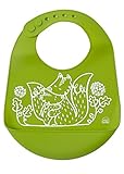 mini-twist Silicone Baby Bucket Bib, Foxes by modern-twist
