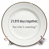 CP _ 112219 EvaDane – Happy Anniversary – 21,915日Together、who 's Counting – プレート 8-Inch cp_112219_1