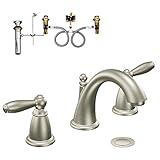 Moen klbr-d-t6620bn Brantford 2ハンドルhigh-arc洗面所蛇口、つや消しニッケル