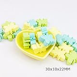 Mamimami Home 噛がため　シリコーン製 リトルバタフライ ビーズ 3CM 豊富な色 可愛い DIY アクセサリー 幼児 カミカミ 玩具　授乳看護用 おしゃぶりチェーン 歯固め 20個・タイ