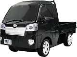 ラジコン ハイゼットトラックジャンボ ラジオコントロールカー：ブラック（DAIHATSU HIJET JUMBO R/C）軽トラ RCカー