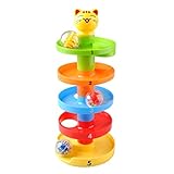 NUOLUXベビー乳児ボールドロップand Roll Ball旋回ボールランプ教育玩具