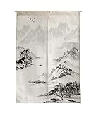 [ Mountain ]日本語暖簾カーテン玄関カーテン玄関カーテン壁装飾