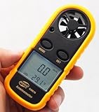 Jimeng　高品質　デジタル風速計　温度計搭載　軽量コンパクト　ポケットアネモメーター