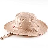 シシュノン 帽子 キッコリー レトロ花柄 サファリハット 52cm ベージュ