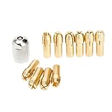 10個入り 真鍮 コレット 電動 ミルシャフト ネジ ャップ セット M8x0.75mm シャンク 4.8mm
