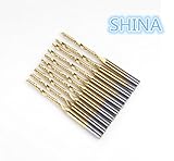 SHINA エンドミル　加工用カッター　CNC ダブルフルートボールノーズビット 2mm x22mm