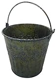 大橋新治商店 アンティーク調 ブリキ鉢カバー プランターカバー Tin pot レデリ ポット S 30-413
