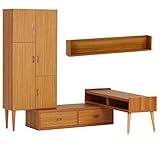 arne テレビ台 キャビネット ウォールシェルフ 完成品 日本製 配線収納 3点セット T-003 T3H-cabi WallBox F-1200 北欧モデル