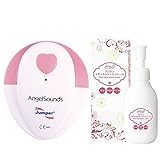 胎児超音波心音計 エンジェルサウンズ Angelsounds JPD-100S (ピンク+妊娠線予防クリーム)