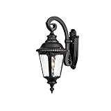 Acclaim 7202BK Surrey Collection 1-Light Wall Mount Outdoor Light Fixture, Matte Black [並行輸入品]