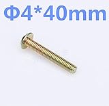 Dagly（TM）家具のハンドルの16PCS 4 * 40ミリメートル亜鉛合金ねじ
