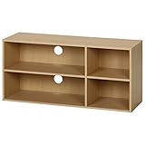 シンプルテレビ台/テレビボード 2段 ナチュラル (組立式) 生活用品 インテリア 雑貨 インテリア 家具 ローボード テレビ台 [並行輸入品]