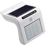 perfk 高品質　ウォールライト　16LED 太陽光発電ライト　超明　モーションセンサー　実用