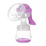 Interlink 搾乳器 さく乳器 手動 母乳が一番 赤ちゃん 紫