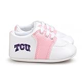 Future Tailgater Texas Christian TCU Horned Frogs pre-walkerベビー靴 – ピンクトリム