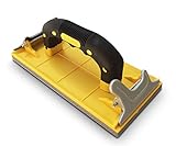 サンドペーパー ホルダー 紙ヤスリ 研磨 (イエロー)