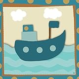 Green Leaf Art Baby Boats 1 Canvas Art [並行輸入品]