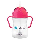 B Box Sippy Cup Pomegranite Pink 8 Ounces by Bbox