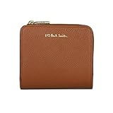 [ポールスミス] 名入れ 専用 スワール トリム 2つ折り 財布 小銭入れ 付き レディース 純正 化粧箱 ショップ バッグ 付き 883913 BWP004 (ブラウン)