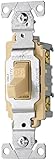 Eaton CS120V 20-Amp 120/277-volt Commercial Grade Single Pole Compact Toggle Switch with Side Wiring