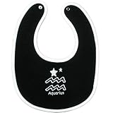 星座スタイ【Aquarius】【みずがめ座】　charlotte限定ビブ　よだれかけ　リバーシブルタイプ【日本製】