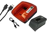 Powersmart MAKITA 194355-4、194356-2、BL7010 対応充電器 (レッド)