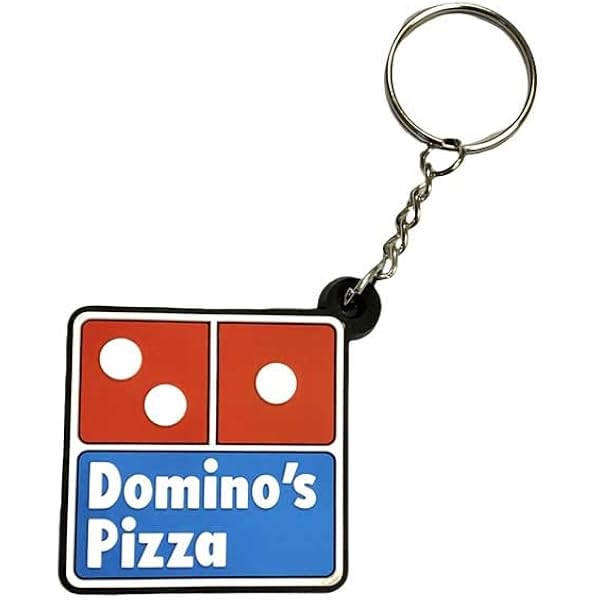 Amazon.co.jp: ドミノピザ Domino's Pizza ラバーキーホルダー RC042