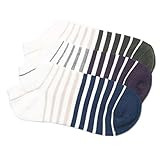 4のセットメスLow Socks for Four Seasons、Invisibleソックスストライプ