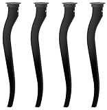 IKEA LALLEソリッド木製テーブル脚 – 27.5 " Tall – Black – Perfectデスク脚の自宅、職場、学校、オフィス – 4のセット