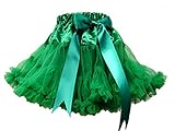 TUTU チュチュスカート12色揃ってとってもカラフル フリフリチュチュ tutu スカート (サイズ(XXL)120-130 ウエスト 54cm スカート丈 35cm, グリーン)