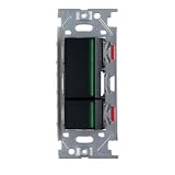 スガツネ工業 ガイドランプ付埋込ダブルスイッチ AC125V 15A ソフトブラック PXP-J-NKW02009-SB