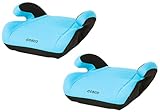 Cosco Juvenile Top Side Booster Seat, Twin Pack, Turquoise by Cosco